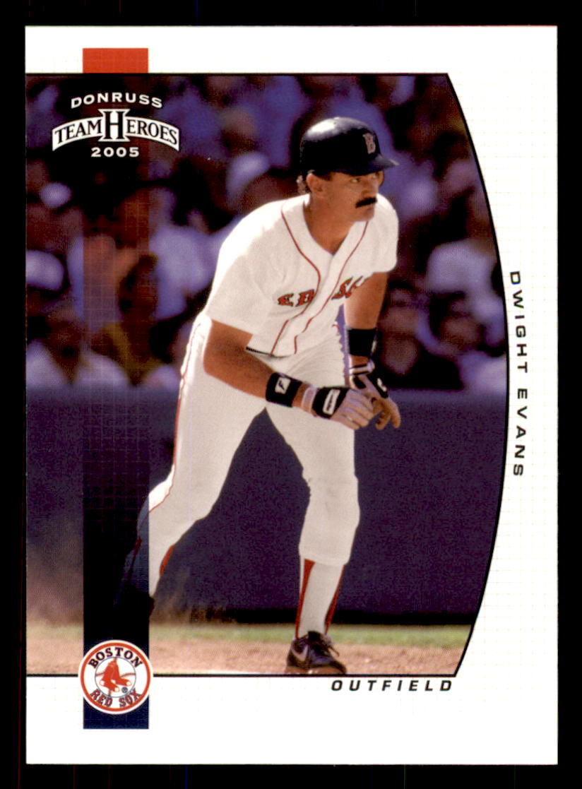 2005 Donruss Team Heroes  #57 Dwight Evans Boston Red Sox