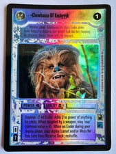 Star Wars CCG Endor Chewbacca Of Kashyyyk Foil