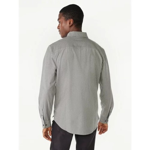 Camisa Oxford elástica para hombre talla 2XL, COLOR gris definitivo nueva con etiquetas - Imagen 5 de 9