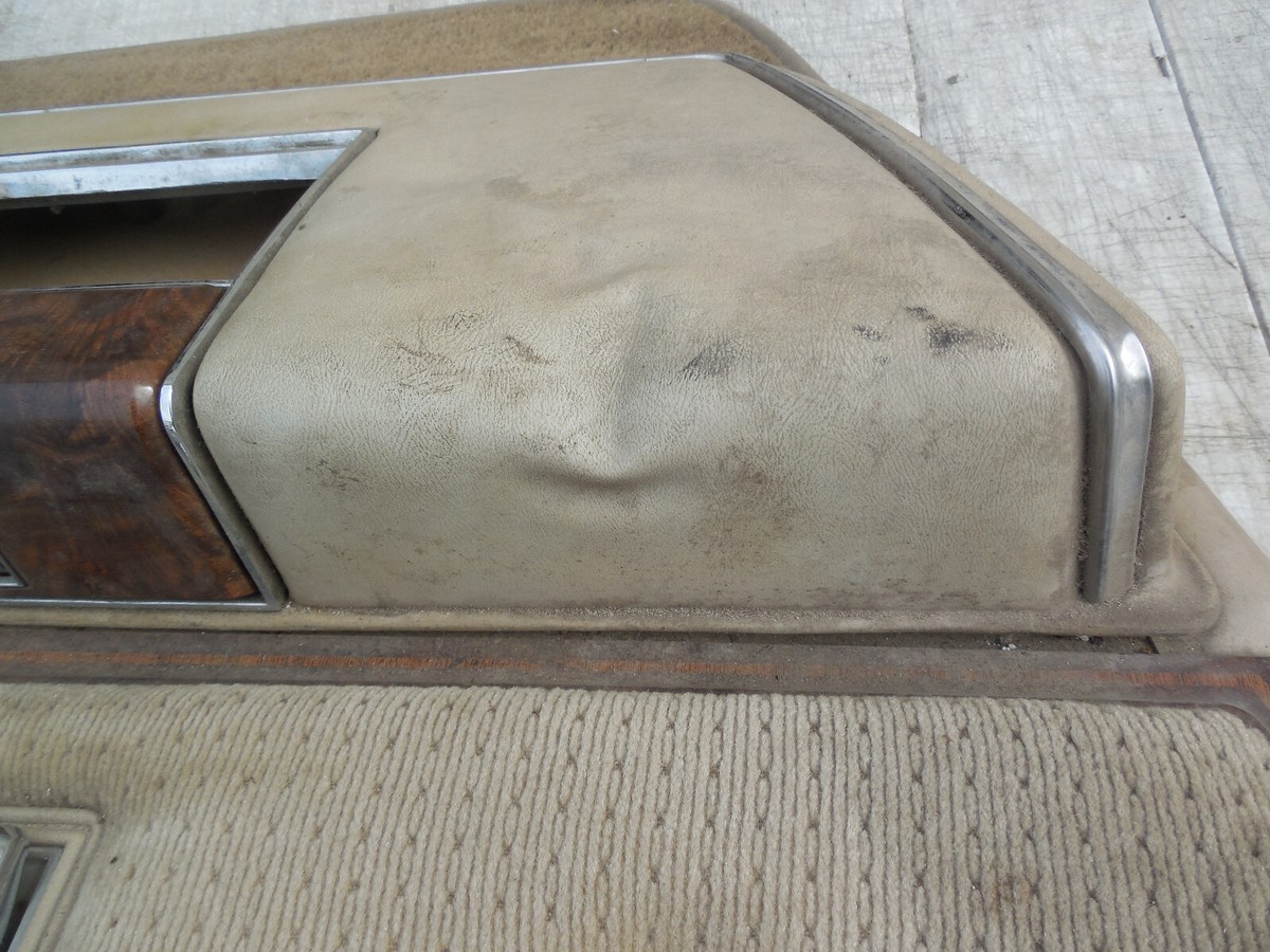 1980 1982 1984 REGENCY 98 DOOR TRIM PANEL LEFT REAR USED OEM HAS