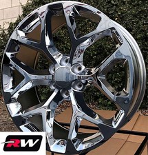20 X9 Inch Rw 5668 Wheels For Gmc Truck Chrome Rims 6x139.7 6x5.50 24 Set