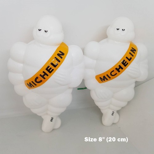 2x8" Bibendum Collectible Michelin Man Doll Advertise Tire Decorate Welcome Sign - Afbeelding 12 van 14