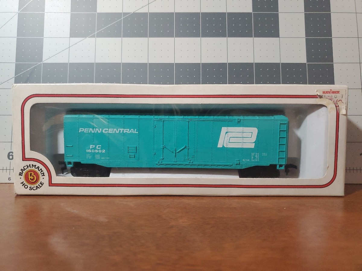 Bachmann PENN CENTRAL PC 160502 Train Box Car HO Scale | eBay