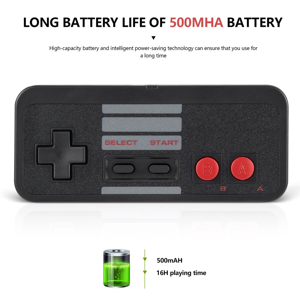 USB NES Wireless Controller &Reciver Joystick for PC/Gamepad Window PC MAC Linux - Image 3 of 4