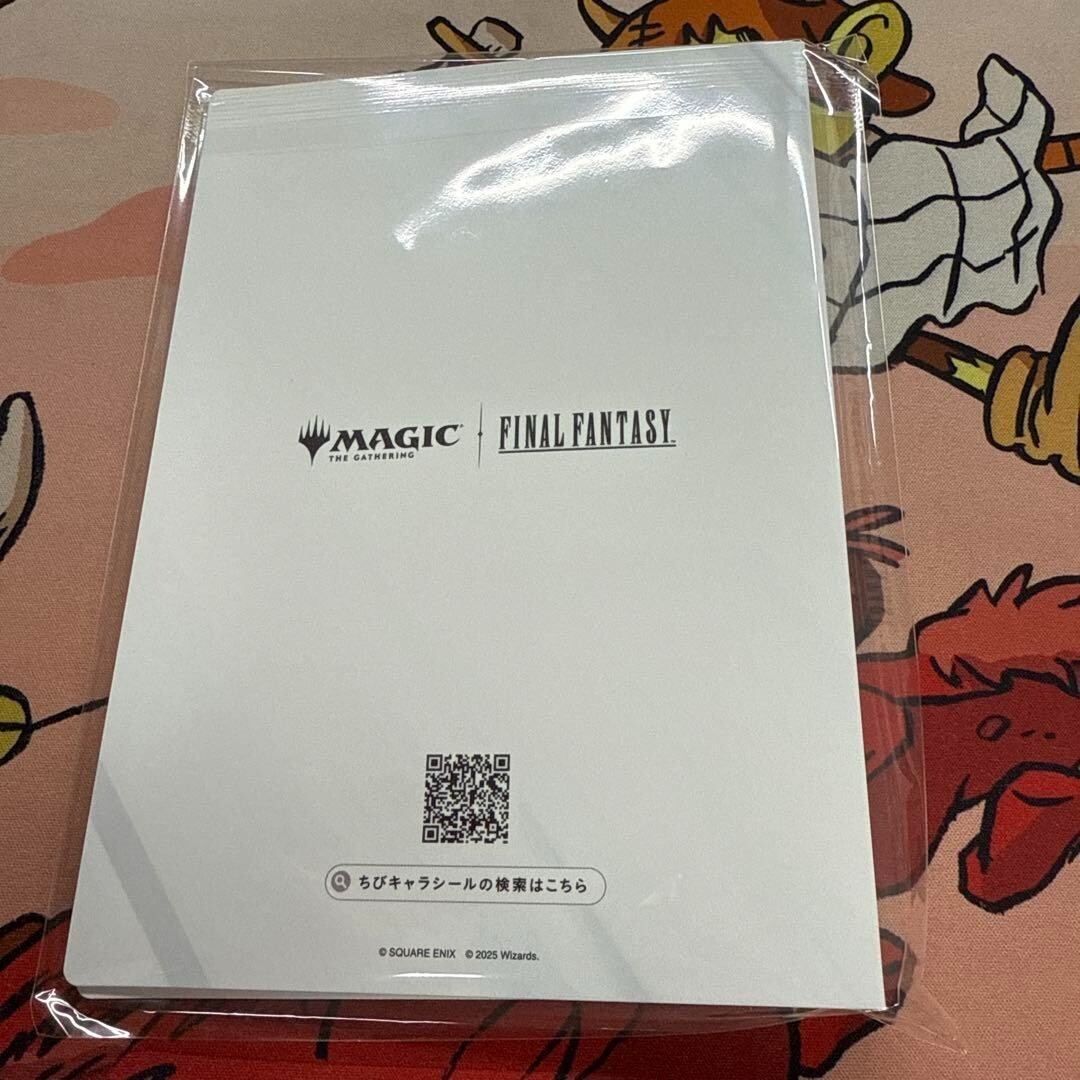 MTG Final Fantasy Chibi Chara sticker Binder Japan Magic