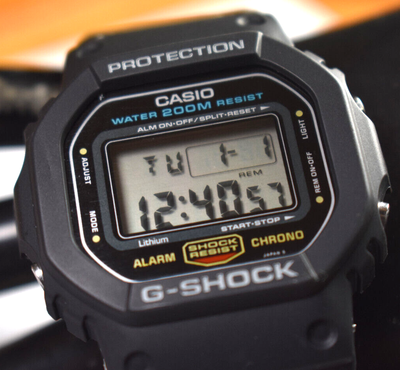 Casio G Shock Dw-5600c 691 Japan Screwback - Vintage and RARE