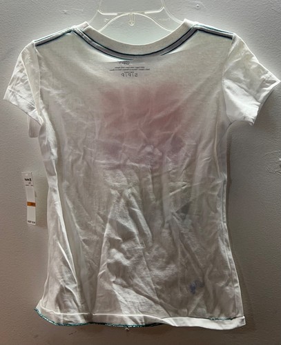 Hurley Girls Short Sleeve Tee, White, Small - Picture 2 of 2
