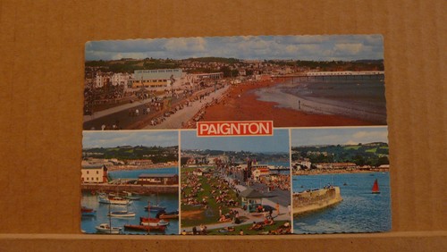 Postcard Posted 1984 Devon, 4 Views of Paignton - Picture 2 of 4