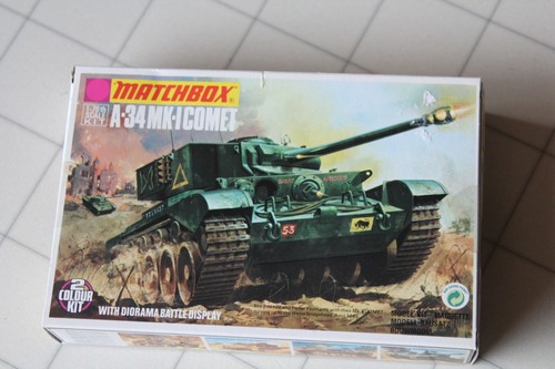 Matchbox Military kits in 1/76 scale Kit Kit PK72 - A34 Comet