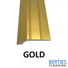 Angle Stick-Down Strip - Tile Laminate Wood Aluminium Threshold Metal Door Trim