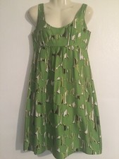 MICHAEL KORS Women's Silk Sleeveless Green unique Dress Size 2 Rare