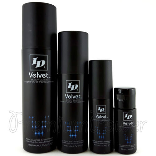 ID Velvet lubricant Silicone based lube Long lasting PREMIUM Super smooth - Photo 1 sur 5