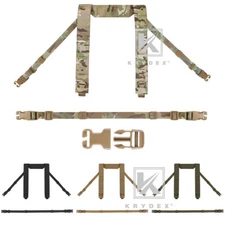 KRYDEX Fat Strap & Back Strap Shoulder Strap Laser cut Molle for MK3/4 Chest Rig