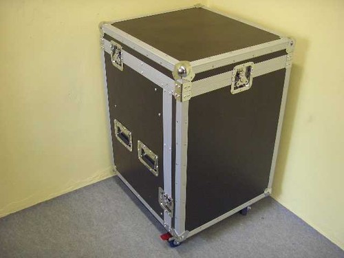 12 / 10 HE Winkelrack Kombicase L-Rack Spezial-Kombi-Case Profi, 12 HE, rollbar - Picture 3 of 11