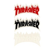 Thrasher Magazine Flame Fire Logo Sticker 3" Skateboard Decal 3 Color Choices