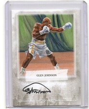 2011 Ringside Round Two Glen Johnson On-Card Auto #A-GJ2 Silver Version
