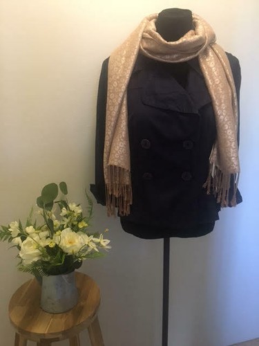 Trina Turk Ladies Size 6 Navy Blue Double Breasted Collared Nautical Shirt Top - Picture 1 of 5