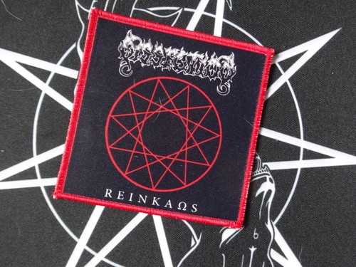 Dissection Patch Aufnaher Kutte Black Metal Watain Red Border Baptism Sargeist