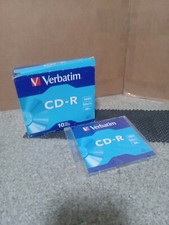 Verbatim CD-R Discs 700MB/80min 52x w/Slim Jewel Cases Silver 10/Pack 94935
