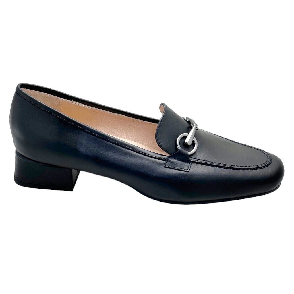 SHOES4ME mocassin chaussure femme avec pince enfiler 41 42 43 44 talon bloc no