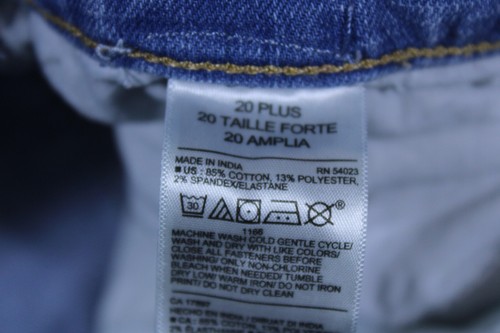 Old Navy Jeans Boys 20 Blue Karate Slim Taper Adjustable Ripped Mid Wash 34x29 - Picture 10 of 14