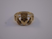 10K Yellow Gold Claddagh Ring