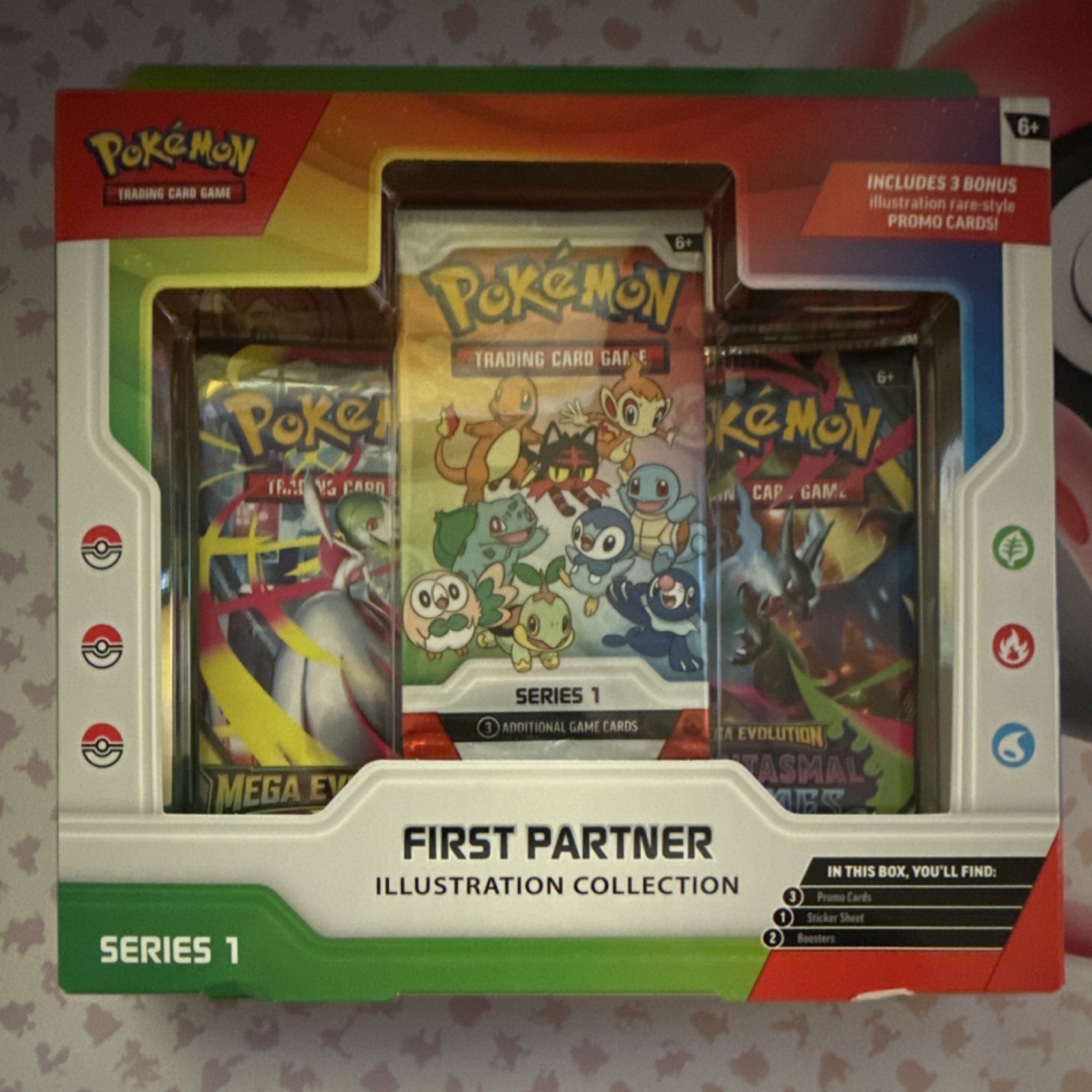 Pokémon First Partner Illustration Series 1 Promo Cards & Booster Packs