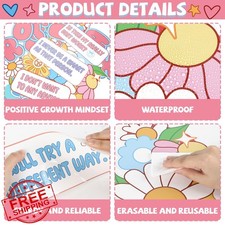 Boho Growth Mindset Bulletin Board Set Pastel Daisy Classroom