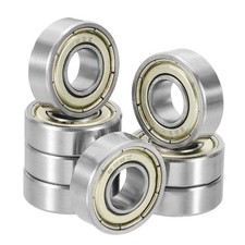 8 Pack 8 x 19 x 6mm 698ZZ Deep Groove Ball Bearings, ABEC5