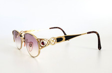 UNOAERRE TITAN K536 EYEGLASSES 22KGP GOLD 50-16-135 FRAME ONLY VINTAGE RARE