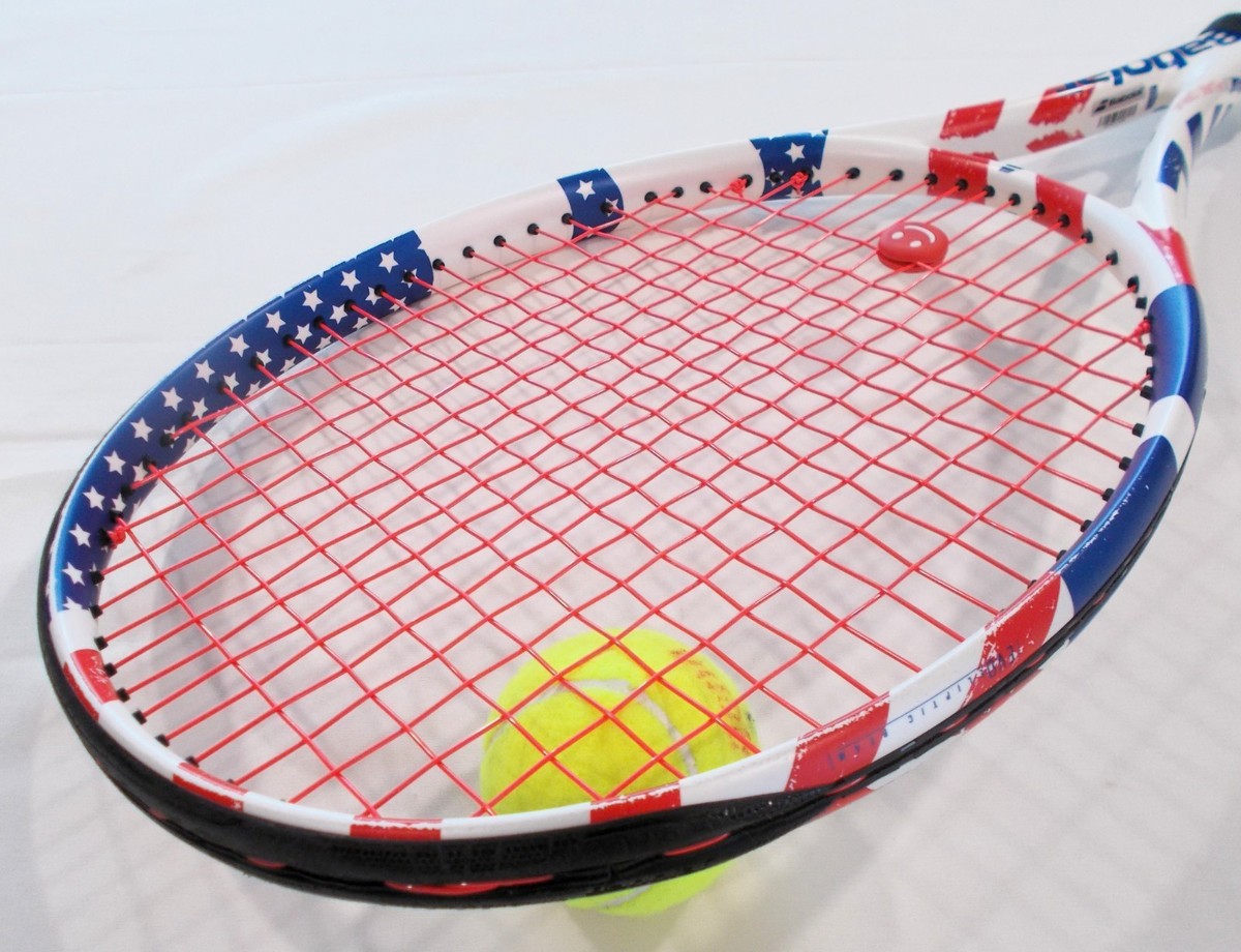RARE EXC LIMITED EDITION AMERICAN FLAG USA BABOLAT PURE DRIVE