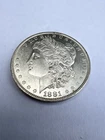 1881 o morgan silver dollar AU-MS