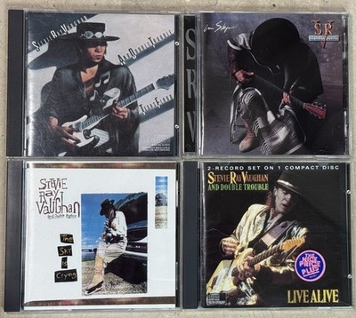 Stevie Ray Vaughan and Double Trouble 4 CD lot very good clean