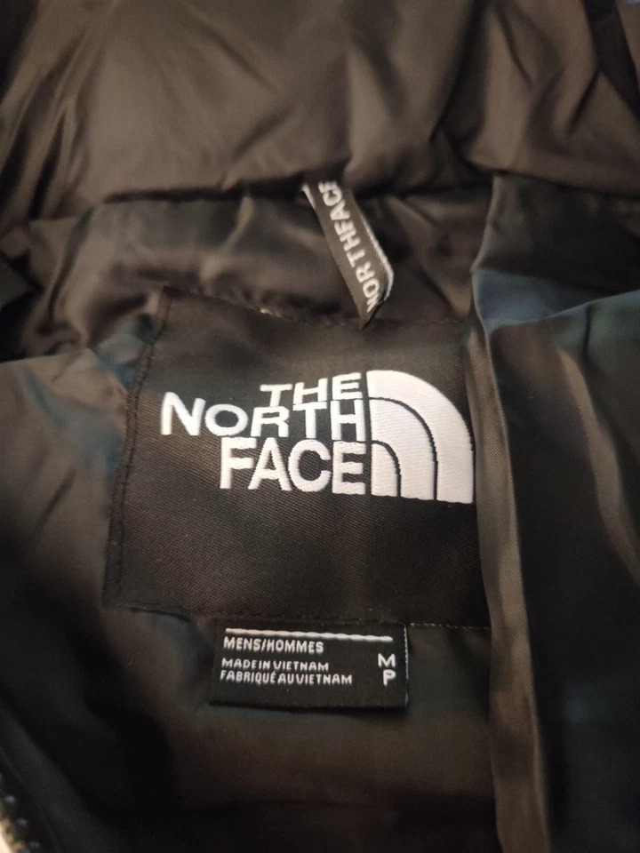 The North Face Herren Daunenjacke 700 mit Kapuze Weiß/Schwarz Gr. M - Bild 3 von 4