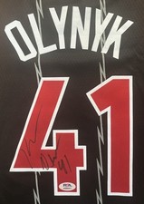 Kelly Olynyk Signed Autographed Toronto Raptors Jordan Jersey PSA/DNA COA