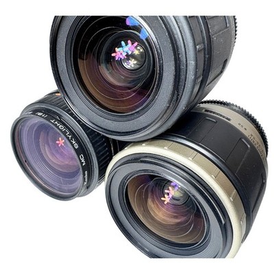 Tamron AF Lens Lot Minolta A Mount 28-80mm x2 35-90mm Tested Working From Japan
