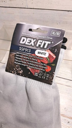 DEX FIT SSF913 Stahlfaser Schnittfeste Handschuhe, Lebensmittelqualität Größe: XL - Bild 2 von 10