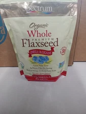 Spectrum Essentials Organic Ground Flaxseed - 24oz Exp 01MAR2022
