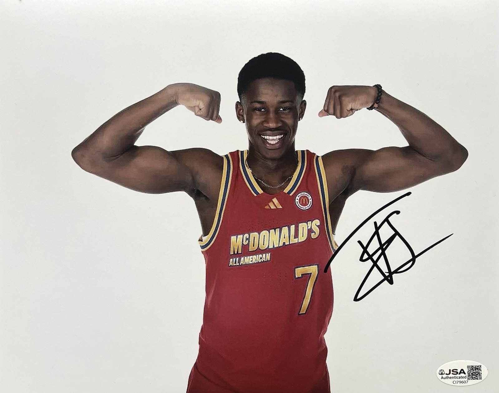 VJ Edgecombe Baylor Bears Autographed Signed 8x10 Photo Autograph NBA Draft JSA COA 