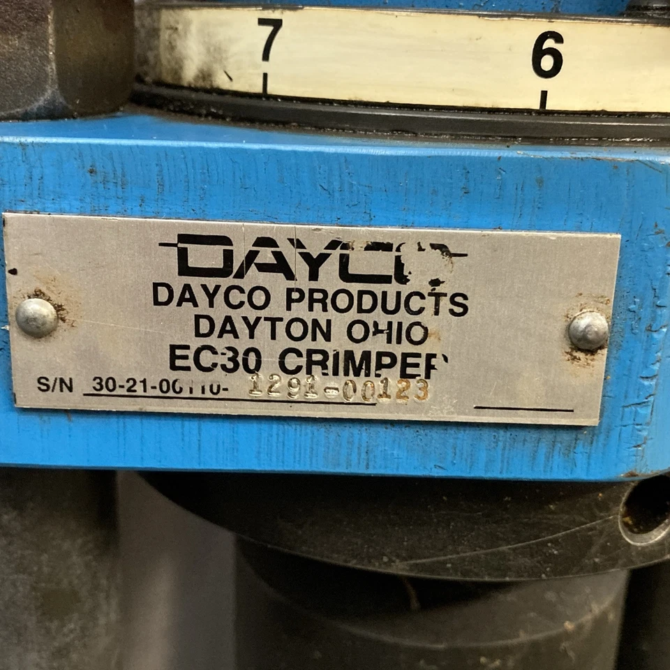 Genuine Dayco EC-30 Hydraulic Crimper - Image 2 of 4