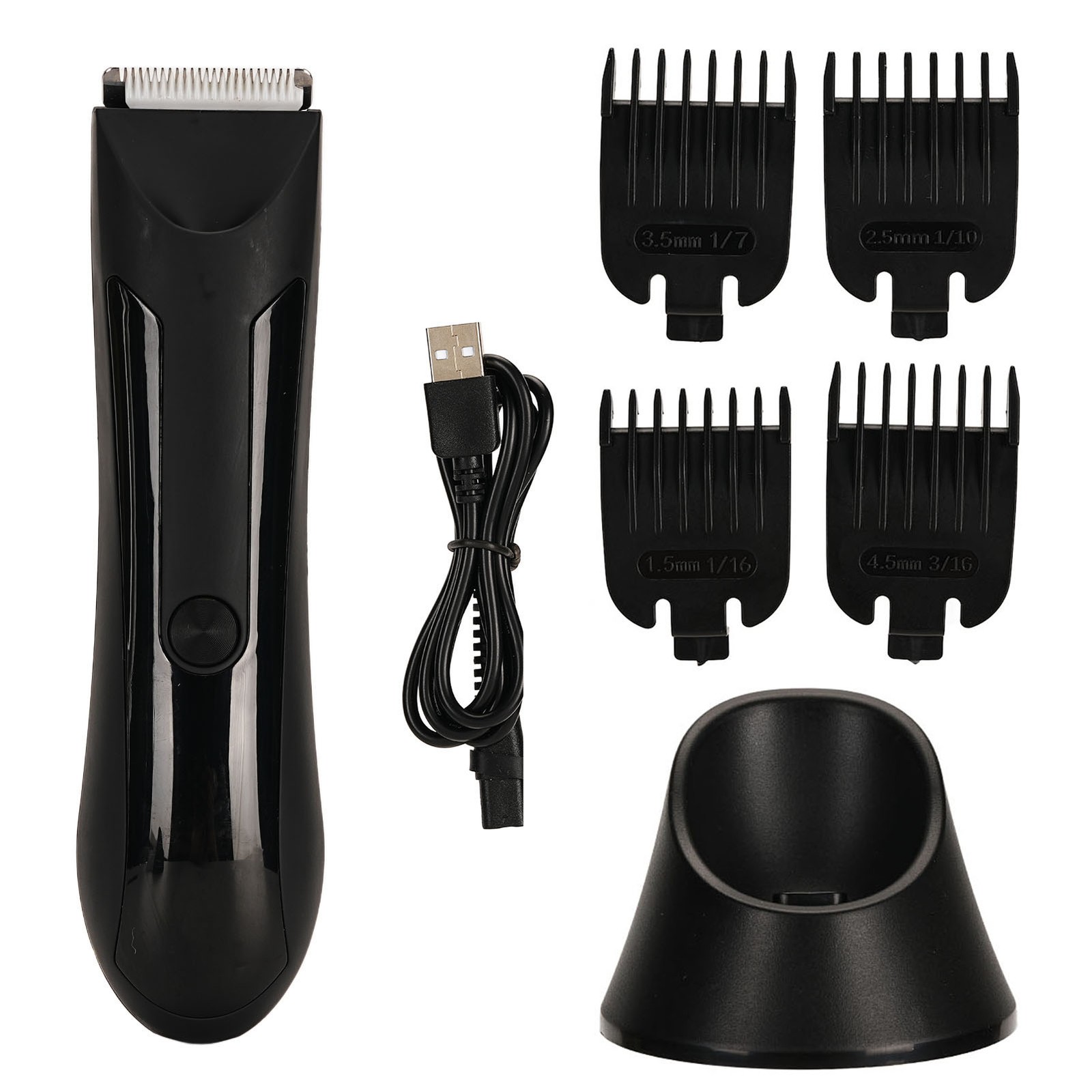Men's USB Rechargeable Hair Clipper with LED Display - Barber Trimmer JYJ-image