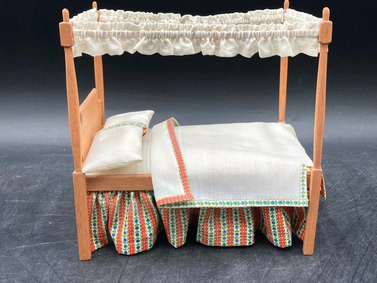 1:12 Scale Vintage Dollhouse Beds for Bedroom for sale | eBay