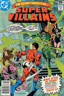 Secret Society of Super-Villains #14 FN; DC | Captain Comet - w/Bag+Board