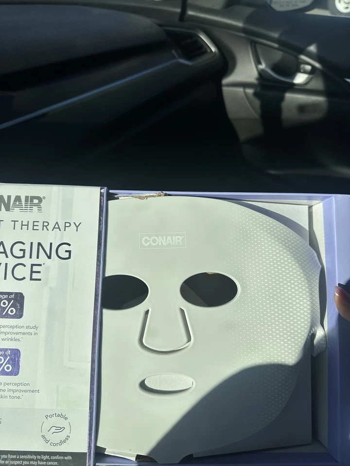 NUEVO Omnilux Contorno Cara LED Luz Roja Terapia Mascarilla Reducir Líneas Arrugas Mujer Foto 3 de 4