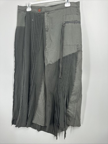 Gonna Jean Marithé François Girbaud Avant Garde anni 2000 Lagenlook vintage grande