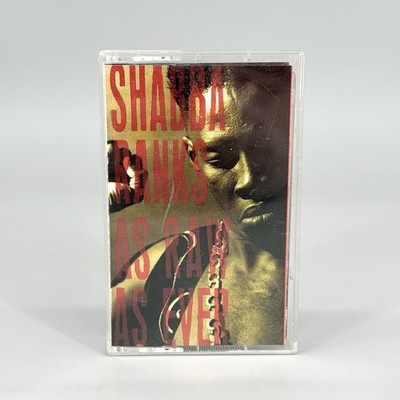Shabba Ranks As Raw As Ever Cassette 1991 Sony Jamaican Dancehall Reggae Tape