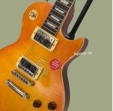Tobacco Relic Electric Guitar Flame Maple Veneer 22Frets Mahogany Body fast
