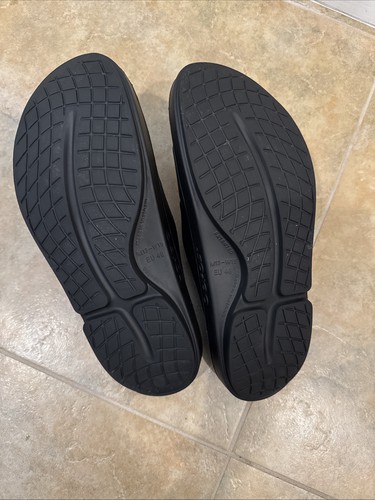 OOFOS Ooahh SPORTS Flex SLIDES / SANDALS Black - UNISEX Men’s 13 Women’s 15 EU46 - Picture 8 of 11