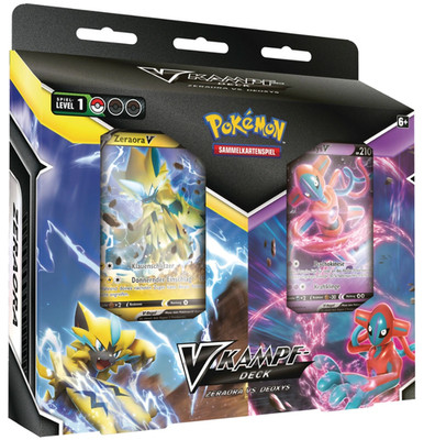 Pokémon Karten V-Kampfdeck Zeraora vs Deoxys DE Sealed NEU OVP