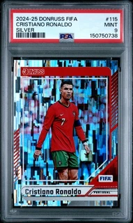 2024-25 Panini Donruss Fifa Silver #115 Cristiano Ronaldo Psa 9